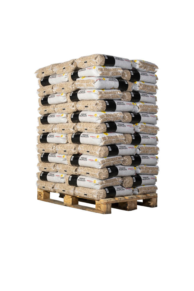 Holzpellets DINplus – Palette 66 Säcke à 15 kg (990 kg)